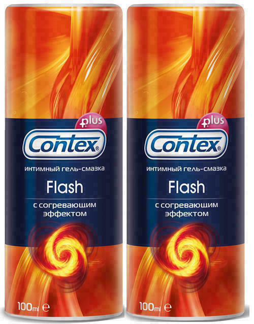 Гель-смазка Contex Flash 100 мл + Contex Flash 100 мл (1 упаковка бесплатно)