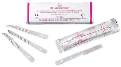 Хирургический скальпель TRO-MICROCUT р 20 №100