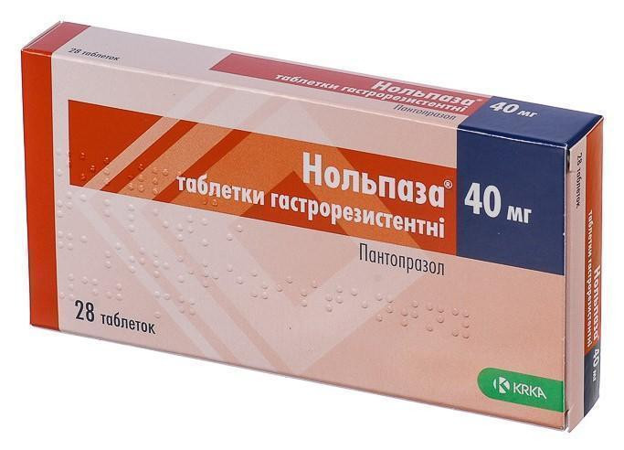Нольпаза таблетки гастрорезис. 40мг №28