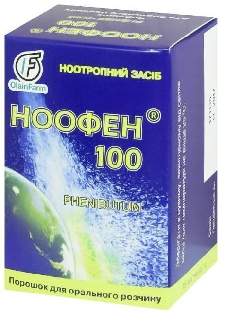 Ноофен порошок 100 мг/1 доза пакетик 1 г №15