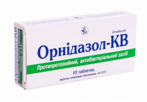 Орнидазол-КВ 0,5 г таблетки №10 - фото