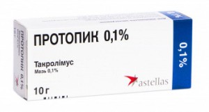 Протопик 0,1% мазь 10 г - фото