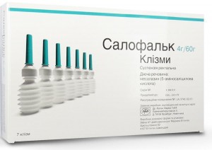 Салофальк суппозитории 4 г клизма 60 мл №7 - фото