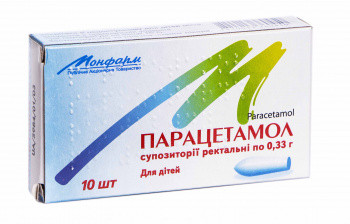 Свечи с парацетамолом 0,33 №10