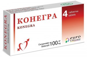 Конегра 100 мг таблетки №4 - фото