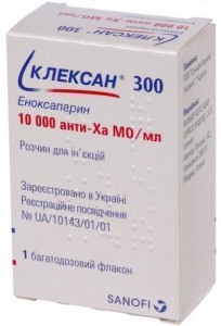 Клексан 30000 МЕ раствор флакон 3 мл флакон №1 - фото