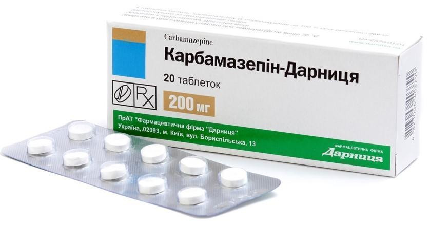 Карбамазепин-Дарница 0.2 г таблетки №20