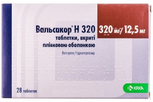 Вальсакор H 320 320 мг/12.5 мг таблетки №28 - фото