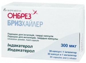 Онбрез Бризхайлер порошок для ингаляций в капсулах 300 мг блистер с ингалятором №30 - фото