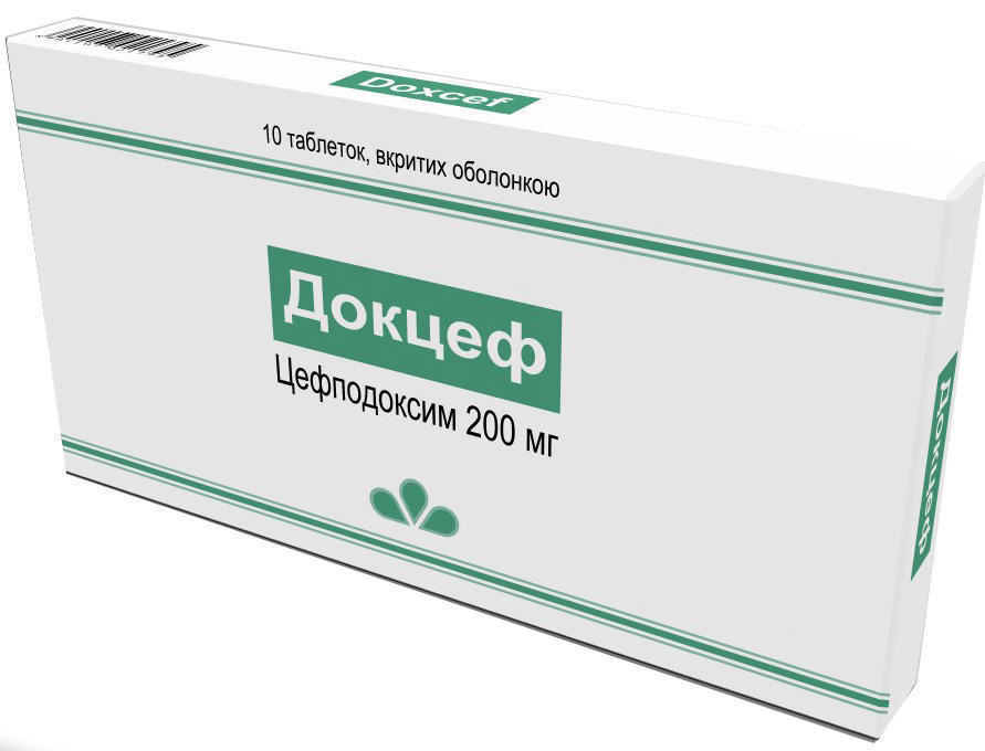 Докцеф 200 мг таблетки №10