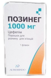 Позинег порошок для раствора для инъекций 1000 мг флакон - фото
