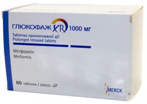 Глюкофаж XR 1000 мг таблетки №60* - фото
