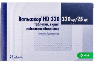 Вальсакор HD 320 мг/25 мг таблетки №28 - фото