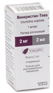 Винкристин-Тева 1 мг/1 мл раствор 2 мл №1 - изображение Винкристин-Тева 1 мг/1 мл раствор 2 мл №1 - фото