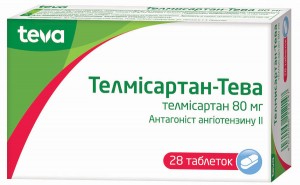 Телмисартан-Тева 80 мг таблетки №28 - фото