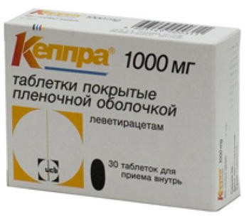 Кеппра 1000 мг таблетки №30