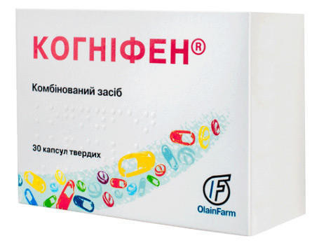 Когнифен 300 мг/5 мг капсулы №30
