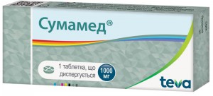 Сумамед 1000 мг таблетки дисперг №1 - изображение Сумамед 1000 мг таблетки дисперг №1 - фото