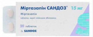 Миртазапин Сандоз 15 мг таблетки №20 - изображение Миртазапин Сандоз 15 мг таблетки №20 - фото