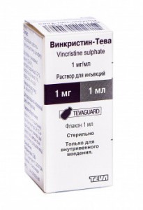 Винкристин-Тева 1 мг раствор 1 мл №1 - изображение Винкристин-Тева 1 мг раствор 1 мл №1 - фото