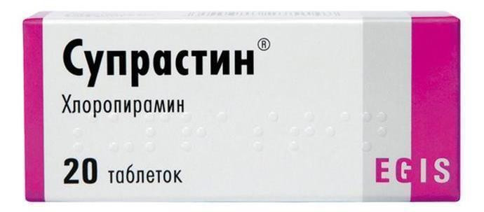 Супрастин 25мг №20 таблетки