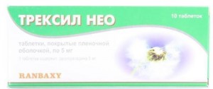Трексил Нео 5 мг таблетки №10 - фото