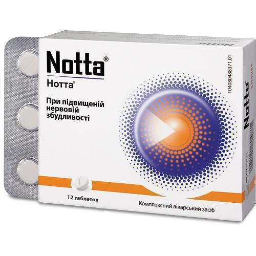 Нотта таблетки №12