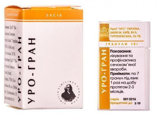 Уро-гран гранулы 10 г
