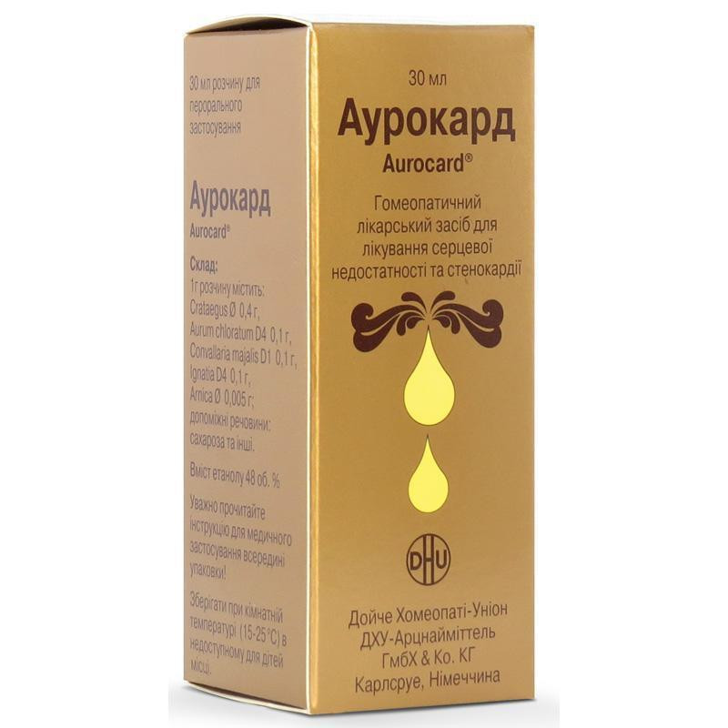 Аурокард раствор 30 мл