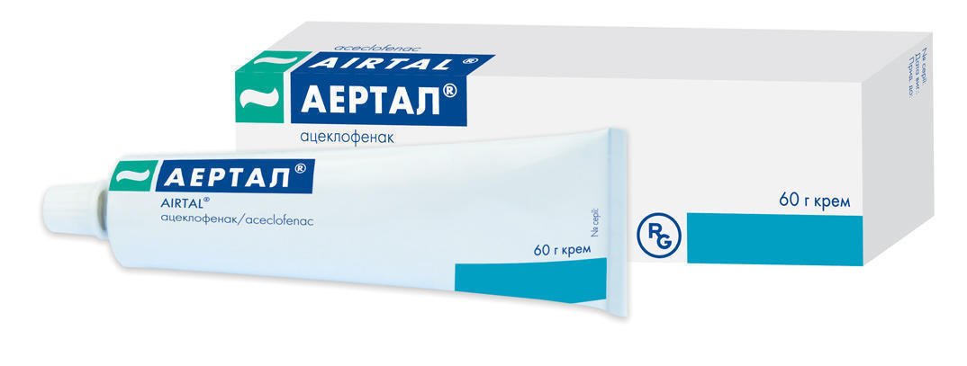 Аэртал 15 мг/г крем 60 г