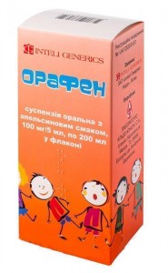 Орафен суспензия 100 мг/5 мл с апельсиновым вкусом 200 мл - фото