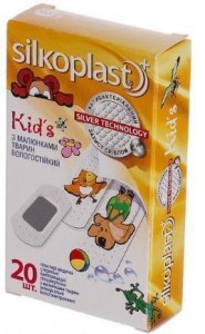 Лейкопластырь Silkoplast Kids детский влагостойкий с рисунком №20 - фото