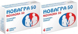 Новагра 50 мг таблетки №4 + Новагра 50 мг таблетки №4 - фото