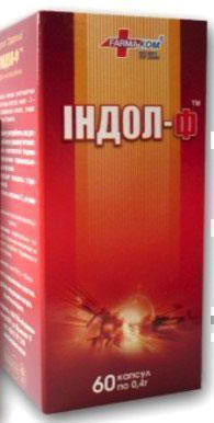 Индол-Ф 0,4 г капсулы №60