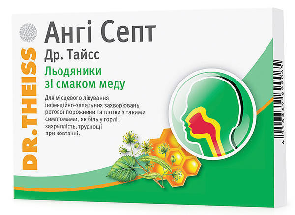 Анги Септ Др. Тайсс леденцы со вкусом меда №24