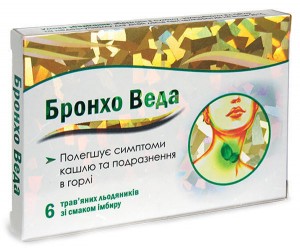Бронхо Веда леденцы со вкусом имбиря №6 - изображение Бронхо Веда леденцы со вкусом имбиря №6 - фото