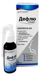 Дефлю Сильвер лосьйон-спрей для горла 30 мл - фото