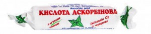 Аскорбиновая кислота 0,025 г мята с сахаром 3 г таблетки №10 - фото