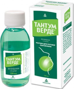 Тантум Верде 150 мг/100 мл раствор 120 мл №1 - фото