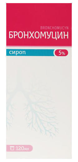 Бронхомуцин 5% сироп 120 мл
