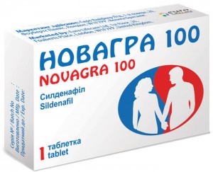 Новагра 100 мг таблетки №1 - изображение Новагра 100 мг таблетки №1 - фото