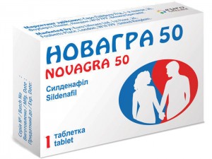 Новагра 50 мг таблетки №1 - изображение Новагра 50 мг таблетки №1 - фото