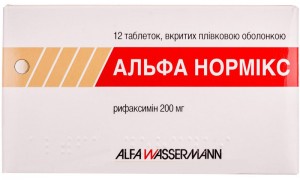 Альфа нормикс 200 мг таблетки №12 - фото