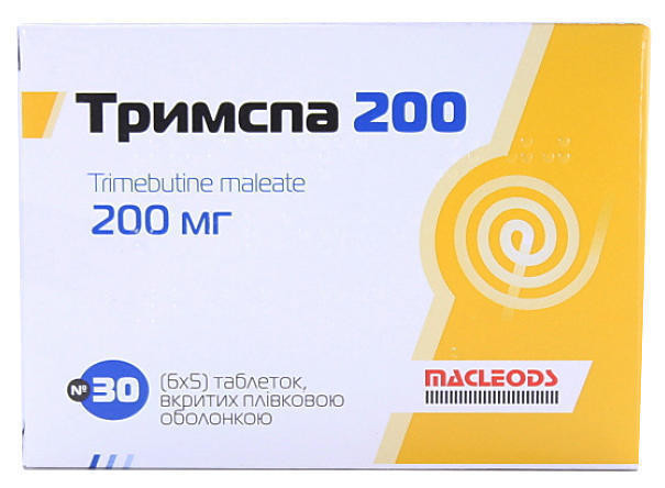 Тримспа 200 мг №30 таблетки