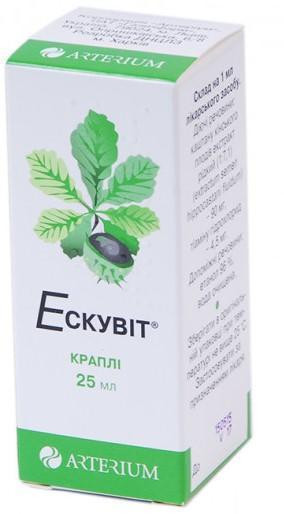 Эскувит капли 25 мл