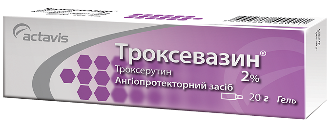 Троксевазин 2% гель 20 г