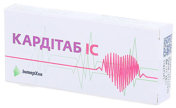 Кардитаб IC таблетки сублинг. №6