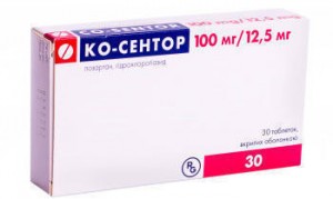 Ко-Сентор 100/12,5 мг таблетки №30 - фото
