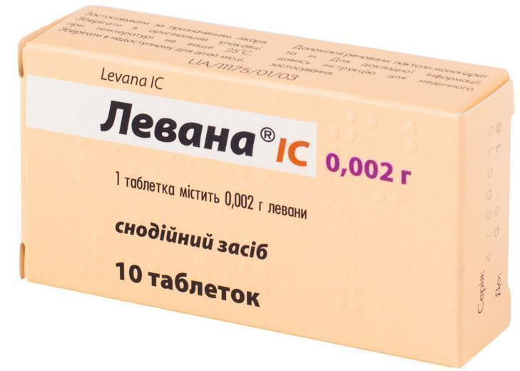 Левана IC 2 мг таблетки №10