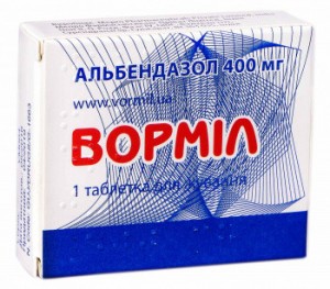 Вормил 400 мг таблетки жевательные №1 - изображение Вормил 400 мг таблетки жевательные №1 - фото